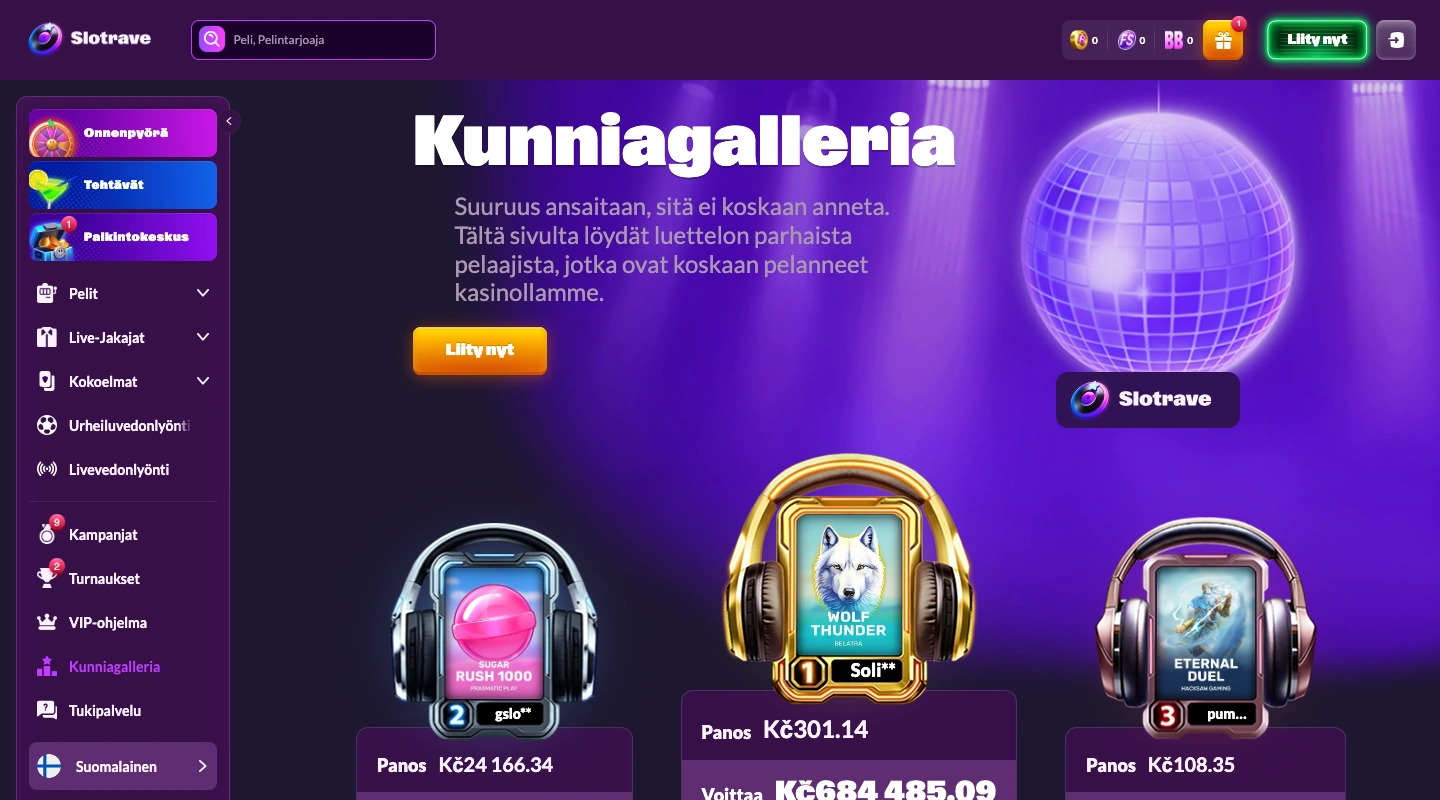 Slotrave Mobiilikasinoversio